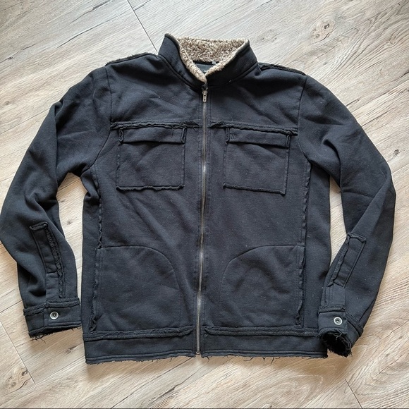 Hurley Men’s Zip Mock Neck Sweater​ - Picture 1 of 6